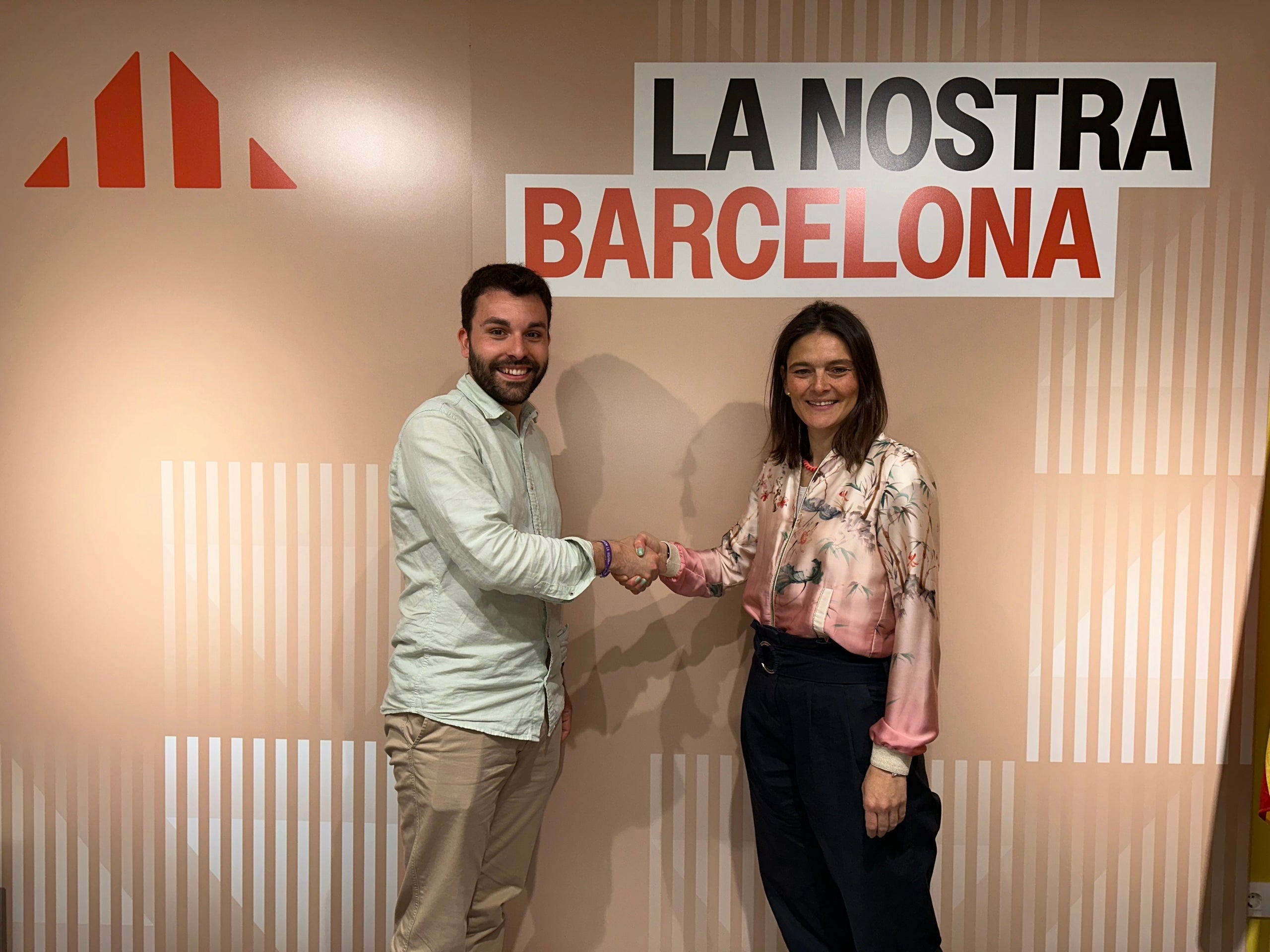 Ricard Farin i Rosa Suriñach, els dos candidats a presidir la Federació d'ERC a Barcelona durant el dia de les votacions | ERC