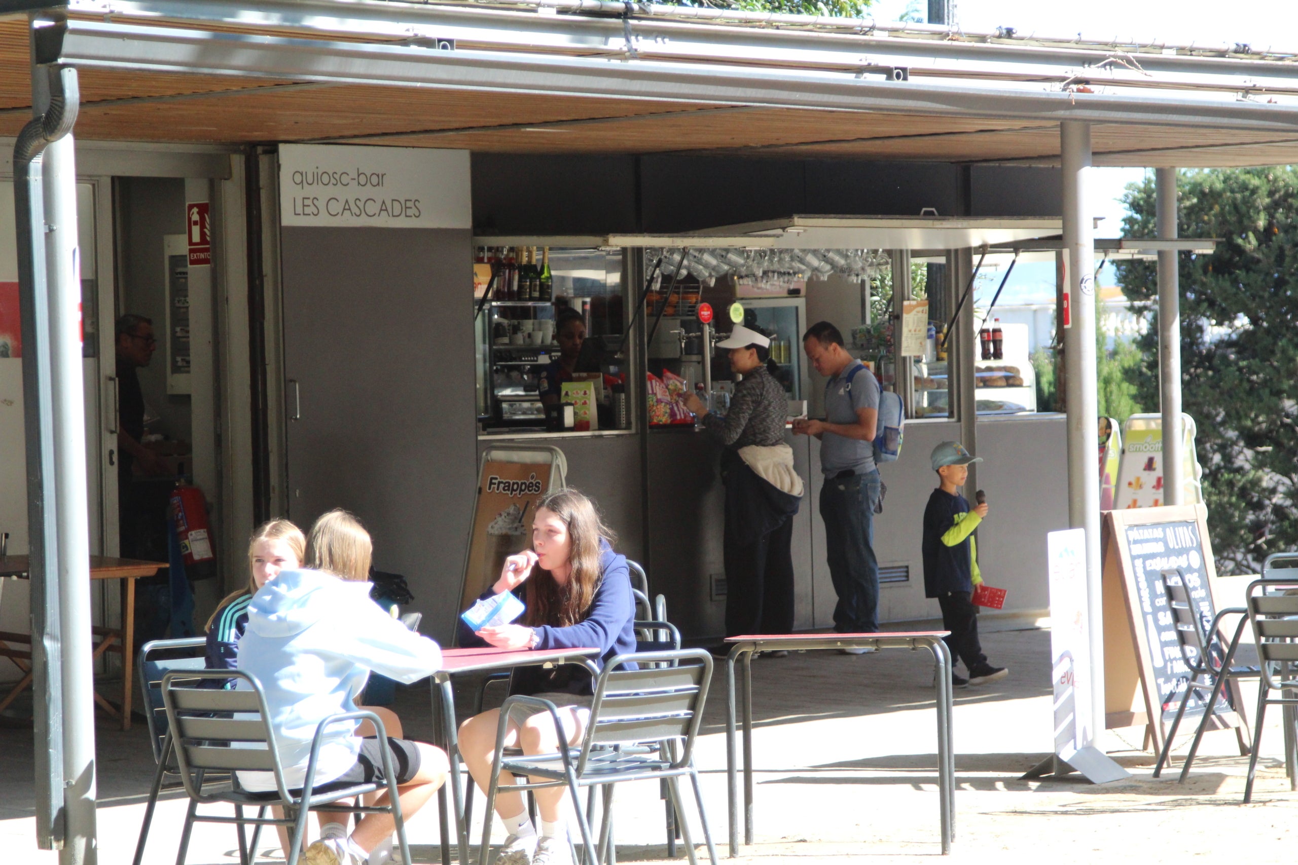 La guingueta Les Cascades, al passeig de Jean Forestier de Montjuïc / A.R.