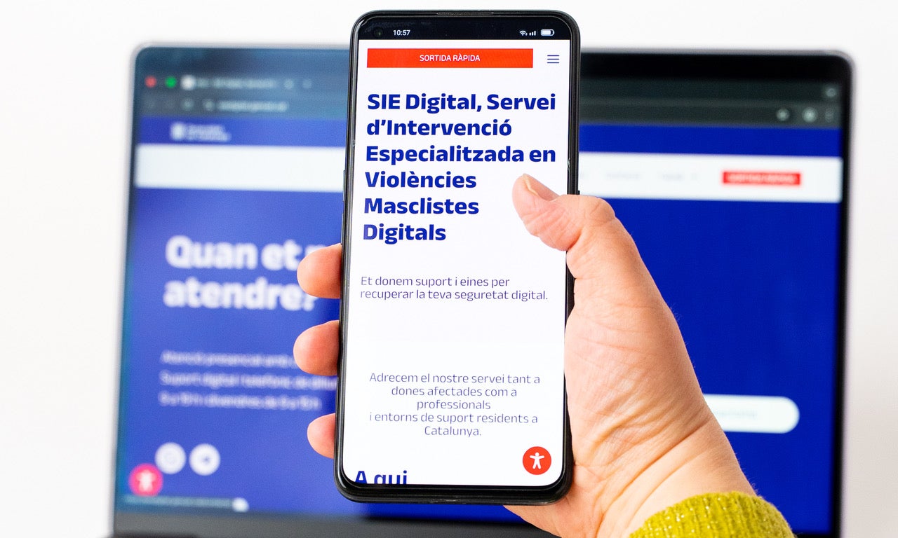 Catalunya estrena el servicio pionero especializado SIE Digital.
- Firma: Departamento de Igualdad y Feminismo