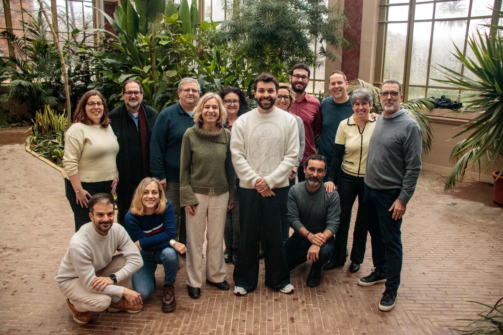 La candidatura Activem Barcelona, amb Rircard Farin al centre / Activem Barcelona