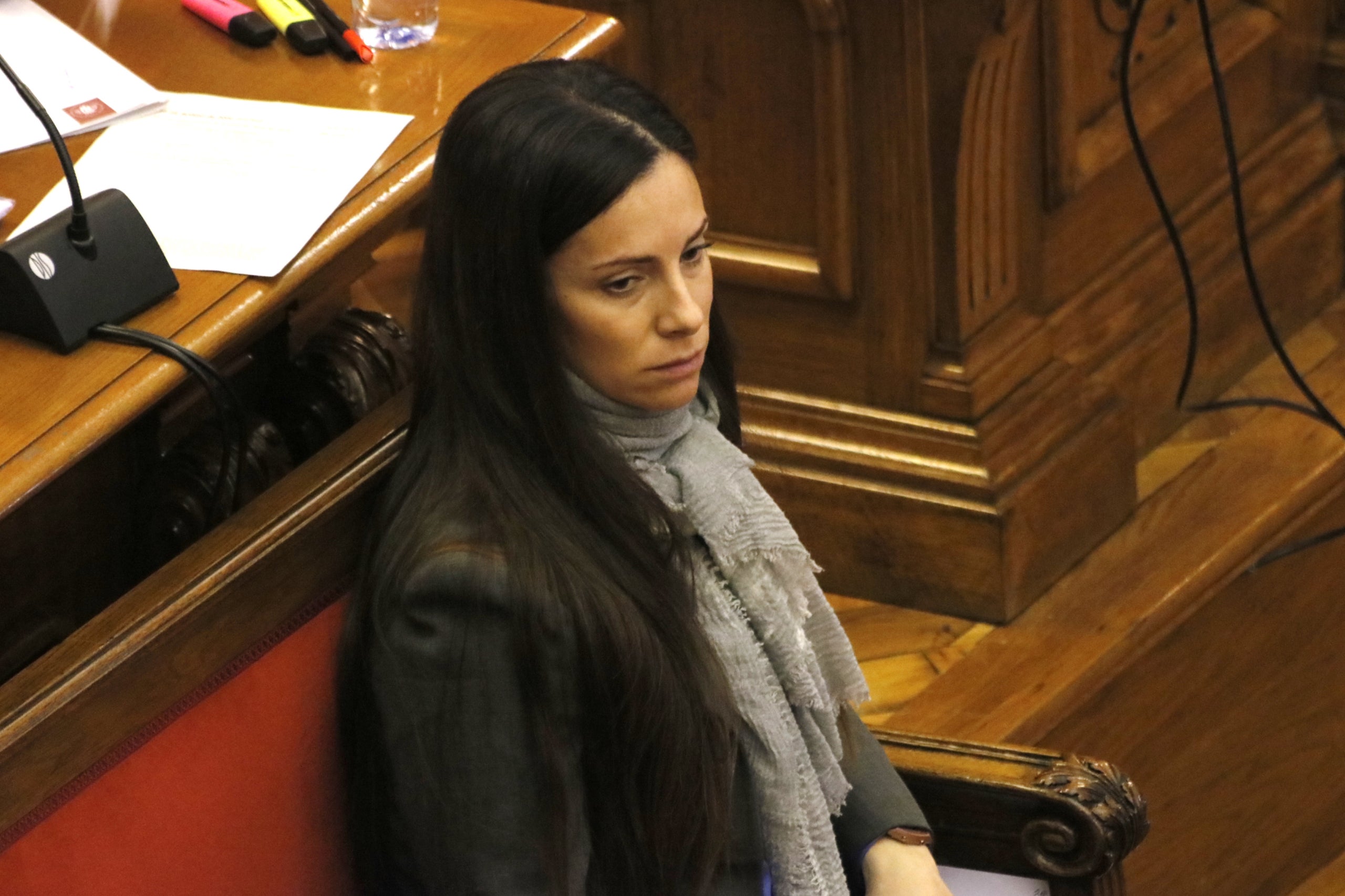 La acusada por el crimen de la Guardia Urbana, Rosa Peral, durante el juicio por el crimen de la Guardia Urbana / ACN