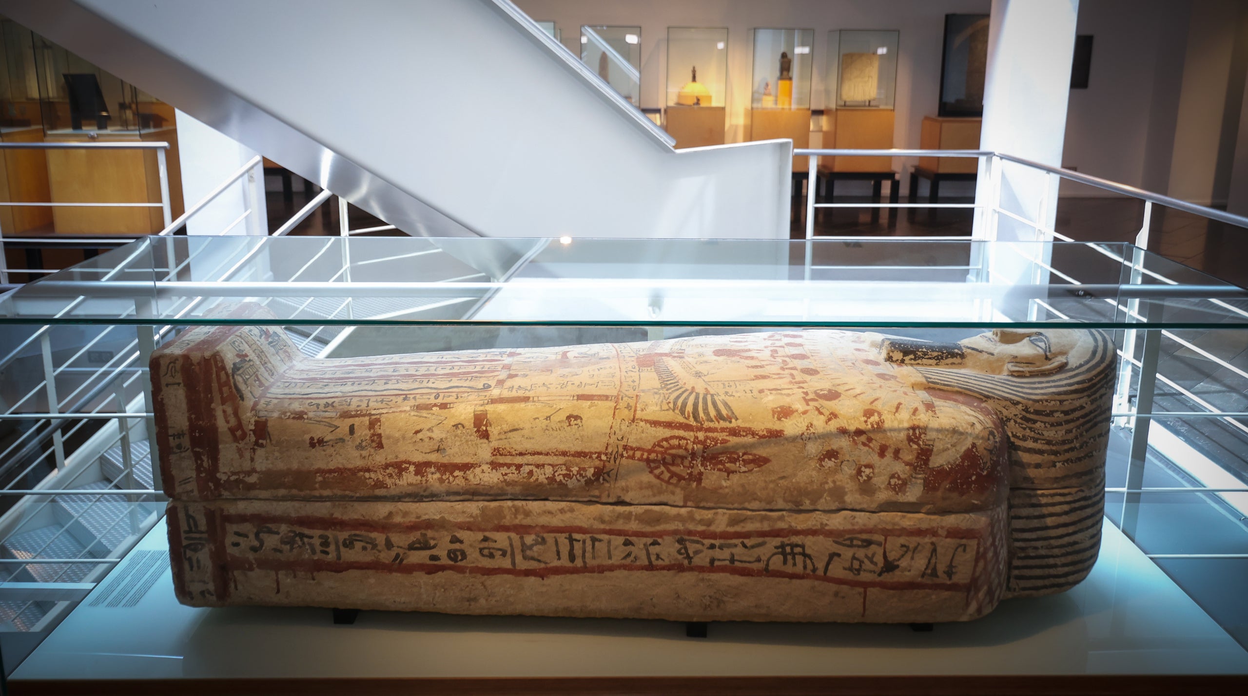El sarcòfag de Padiefty (període Ptolemaic /305-30 aC), nova adquisició del Museu Egipci de Barcelona / Museu Egipci