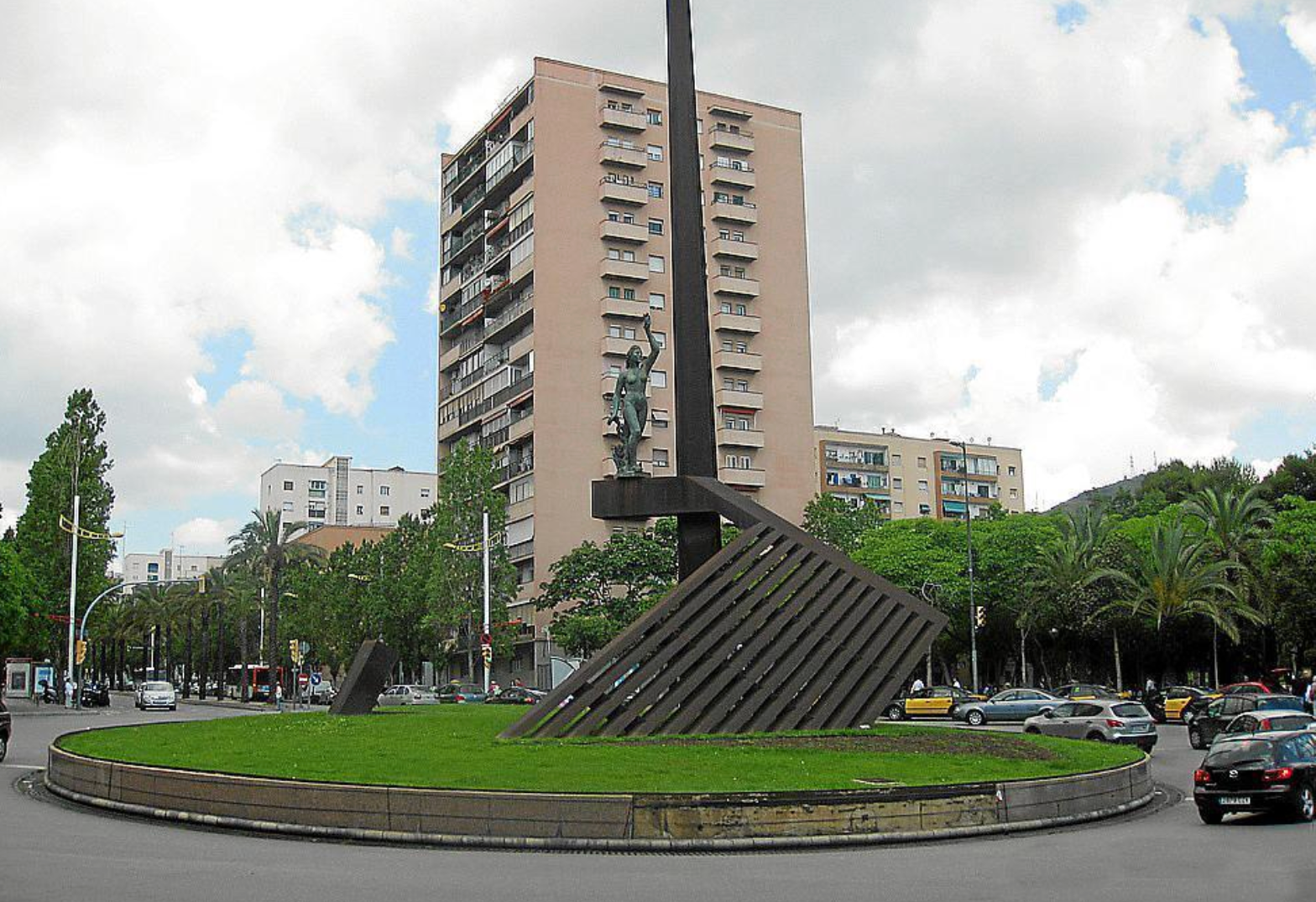 L'antiga plaça de Llucmajor, rebatejada el 2016 com a plaça de la República