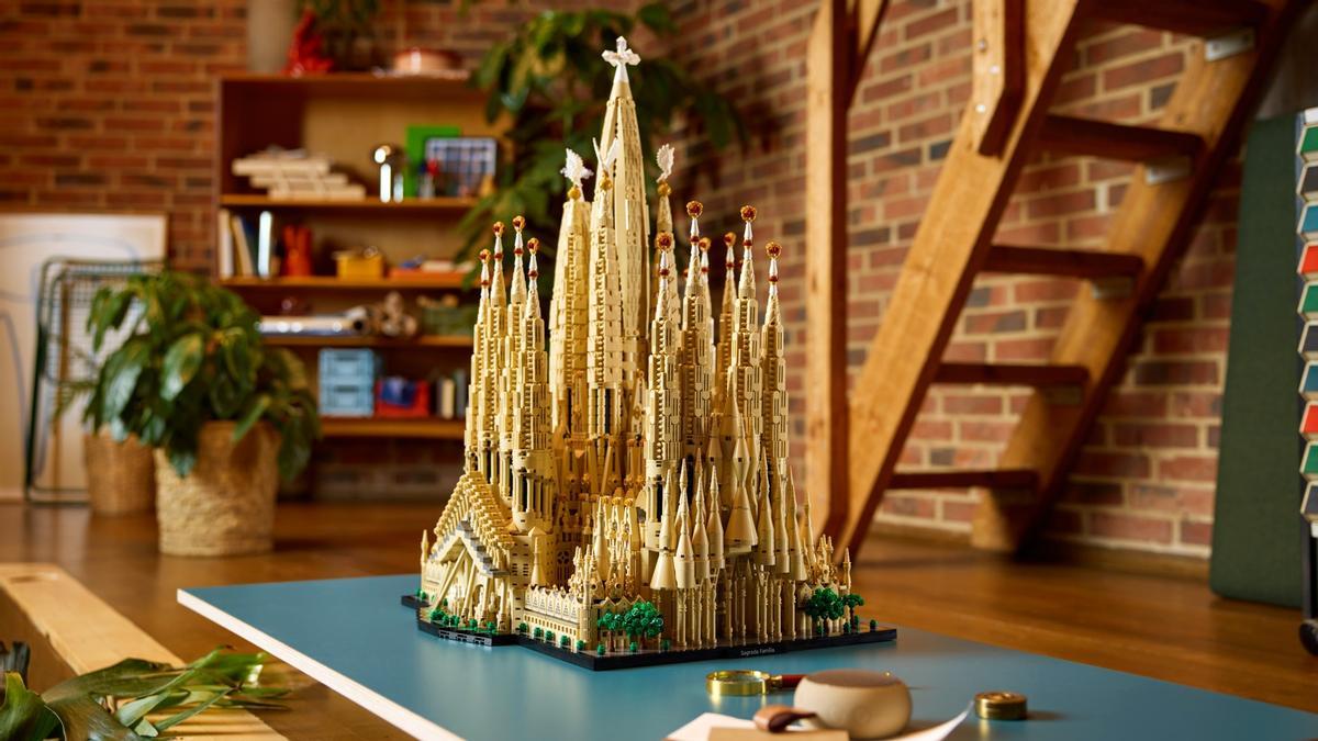 La maqueta creada per la companyia danesa / LEGO