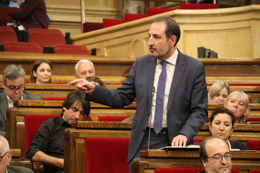 El diputat del PSC-Units Ramon Espadaler, interv&eacute; durant el ple del Parlament del 7 de febrer de 2019 | ACN