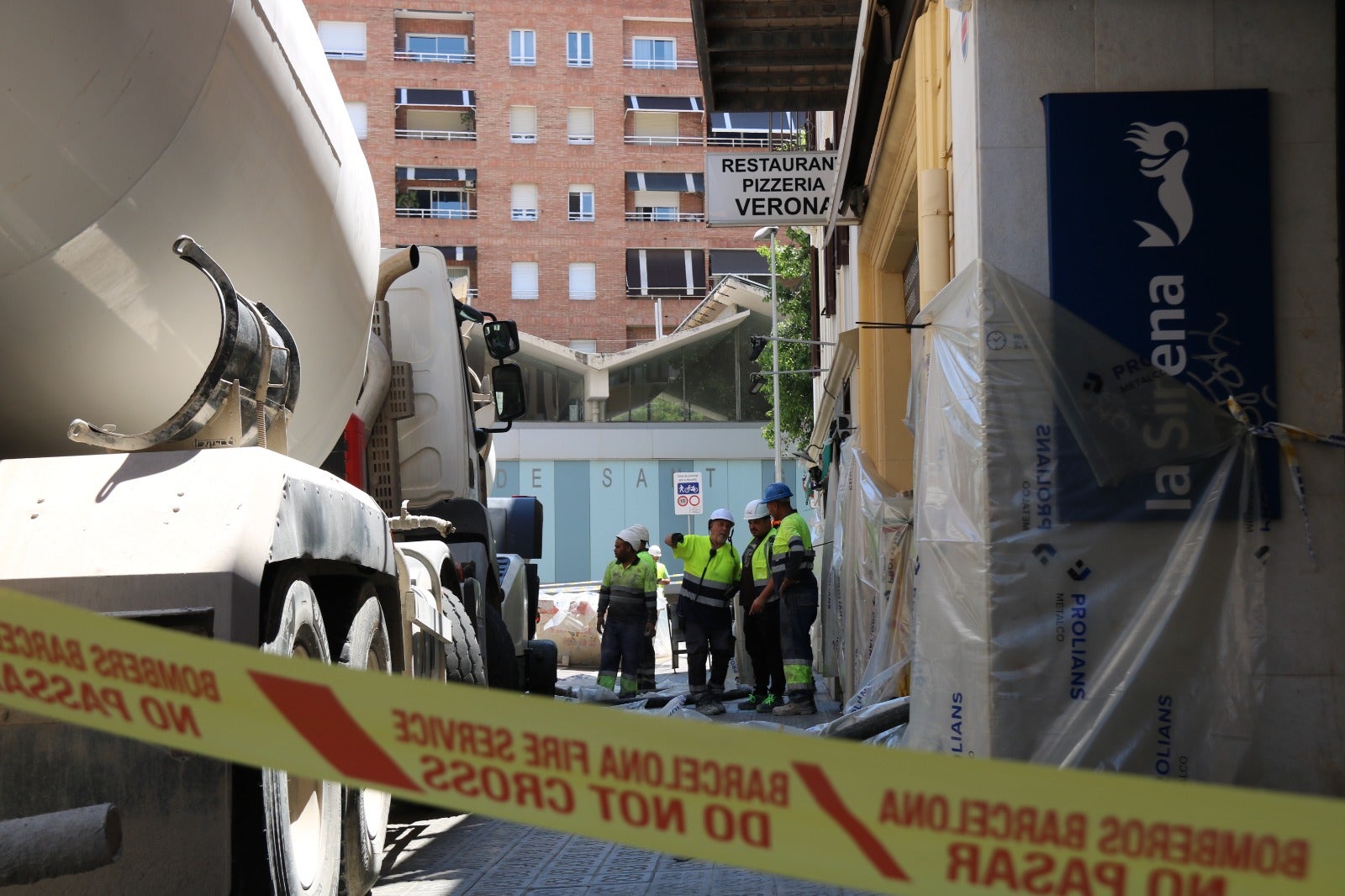 Zona on s'ha produït l'esvoranc / ACN