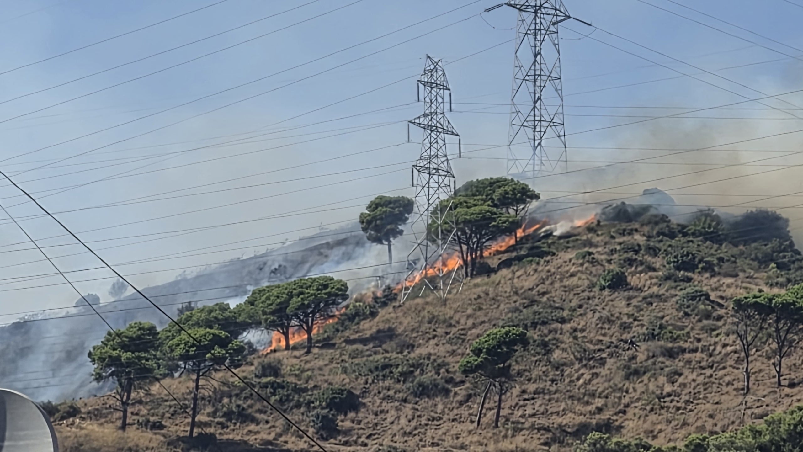Imatge de l'incendi a Collserola / ACN