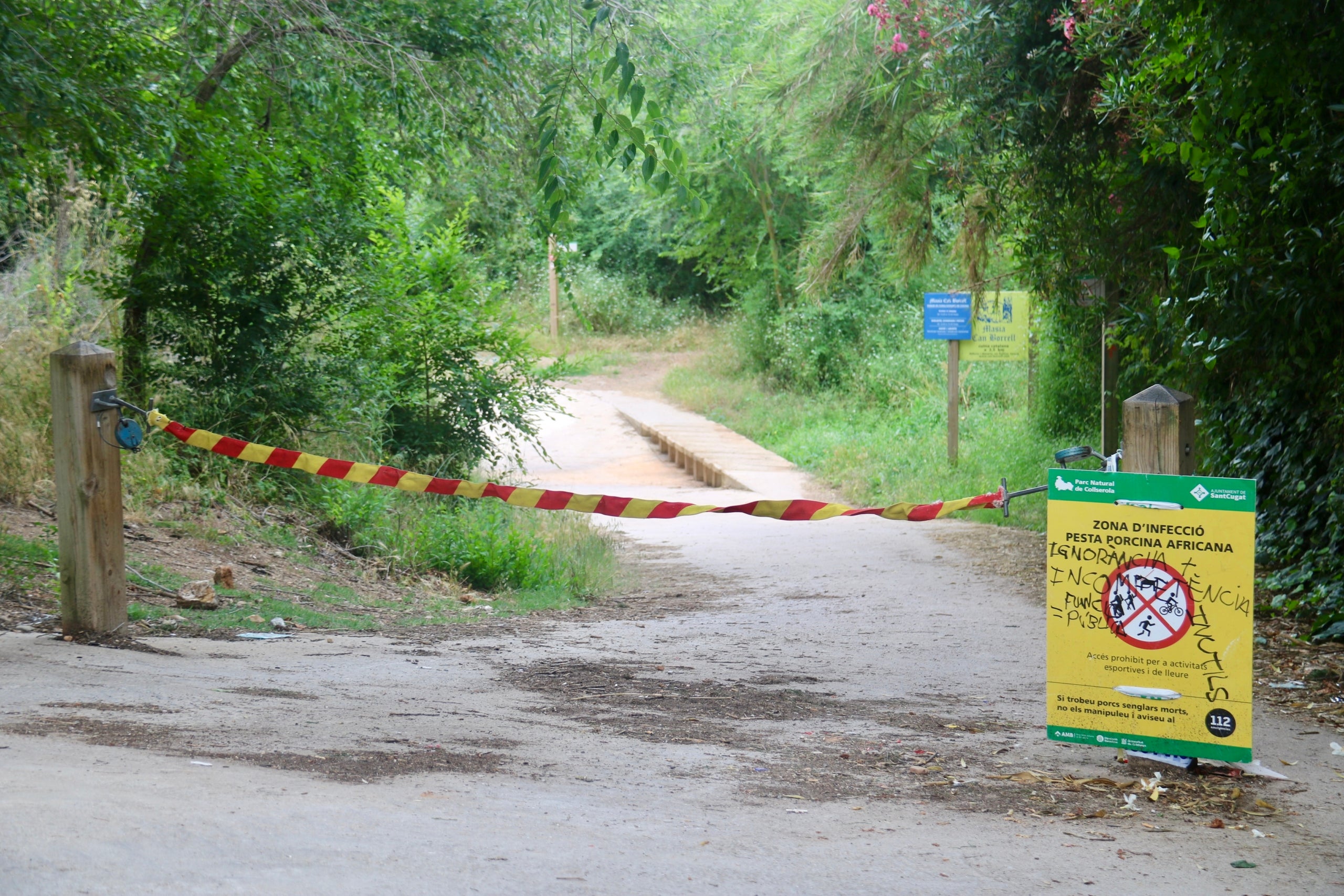 Accés a Collserola tancat / ACN