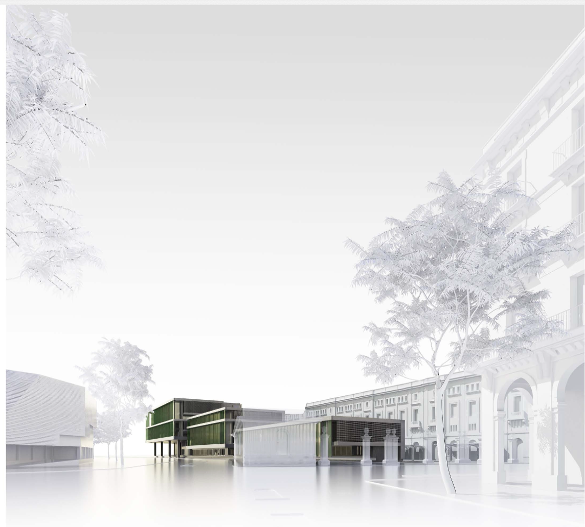 Renders del projecte de la nova Biblioteca Pública de l’Estat a l'estació de França projectat pel despatx Nitidus Arquitectes / Nitidus Arquitectes