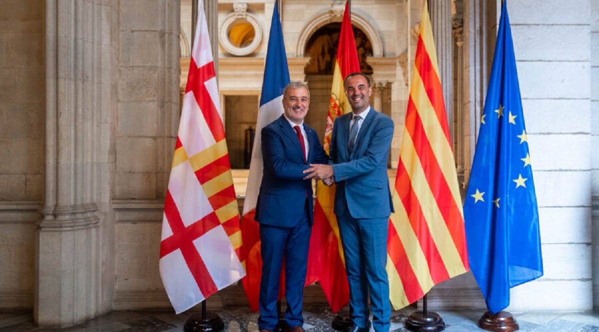 Jaume Collboni i Michaël Delafosse / Ajuntament de Barcelona
