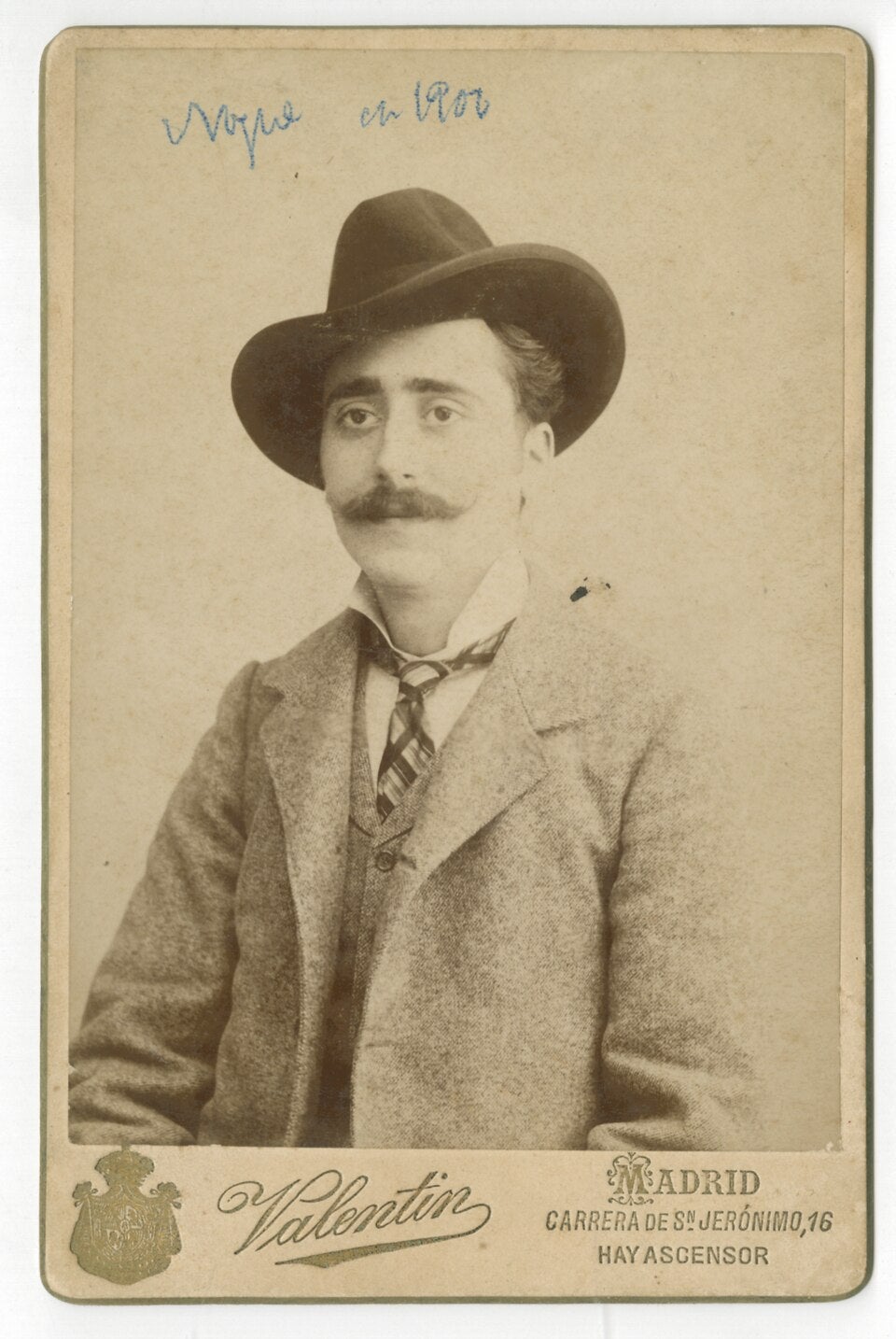 Fotografia de Josep Nogué i Massó l'any 1901 / Museu d'Art Modern de Tarragona (MAMT)