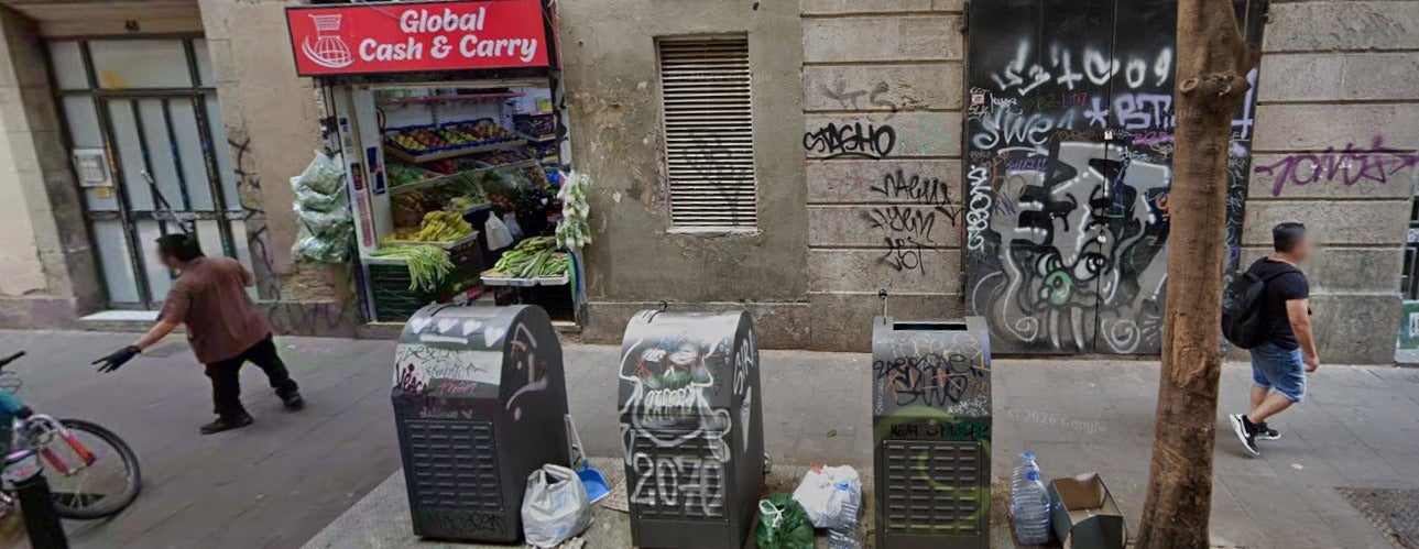 Carrer Joaquim Costa, escenari dels fets / Google Maps