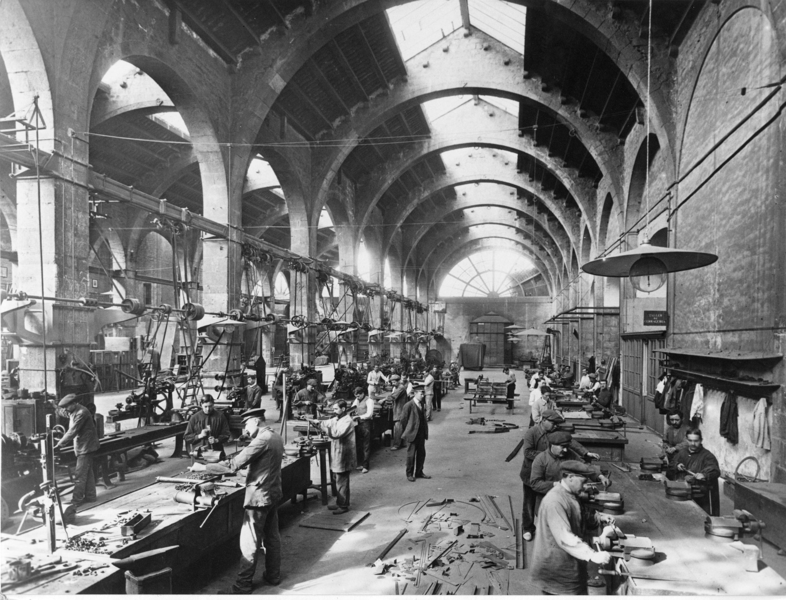 Una de las imágenes que se pueden ver en la muestra 'Viatge en el temps per les Drassanes Reials de Barcelona', en el Museo Marítimo de Barcelona / Cedida