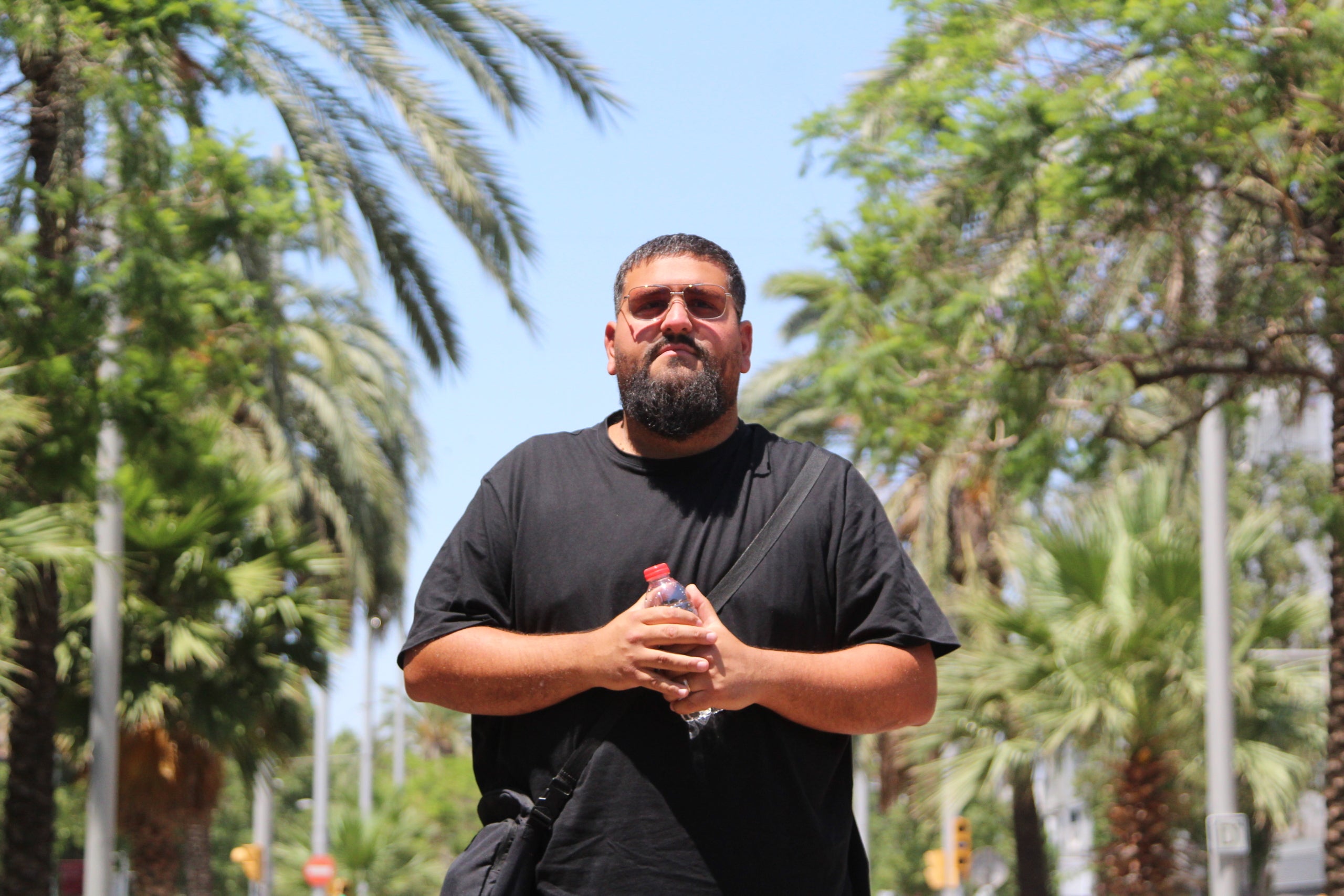 En Fernando Santiago, una de les persones afectades per la seixantena de desnonaments de pisos públics a la Mina / A.R.