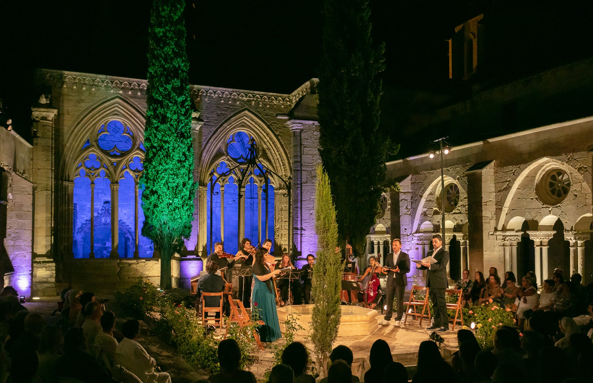 El Monestir de Vallbona, a la comarca de l’Urgell, acull el festival La Pedra Parla / Foto: Rafel López-Monné