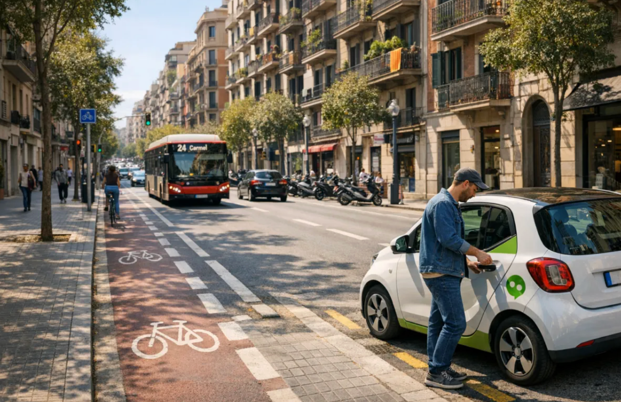 ZBE y el uso ocasional del coche: cómo cambian las decisiones de movilidad en Barcelona
