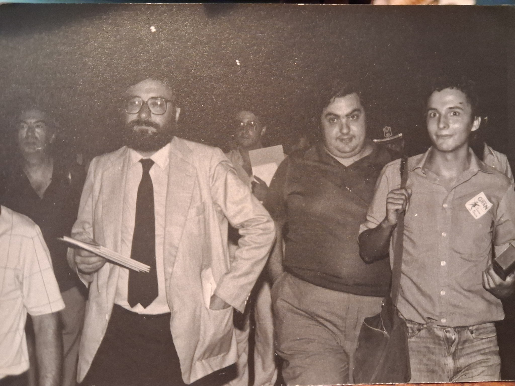 Foto antiga compartida pel periodista Vicenç Sanclemente, pregoner de les Festes de Gràcia