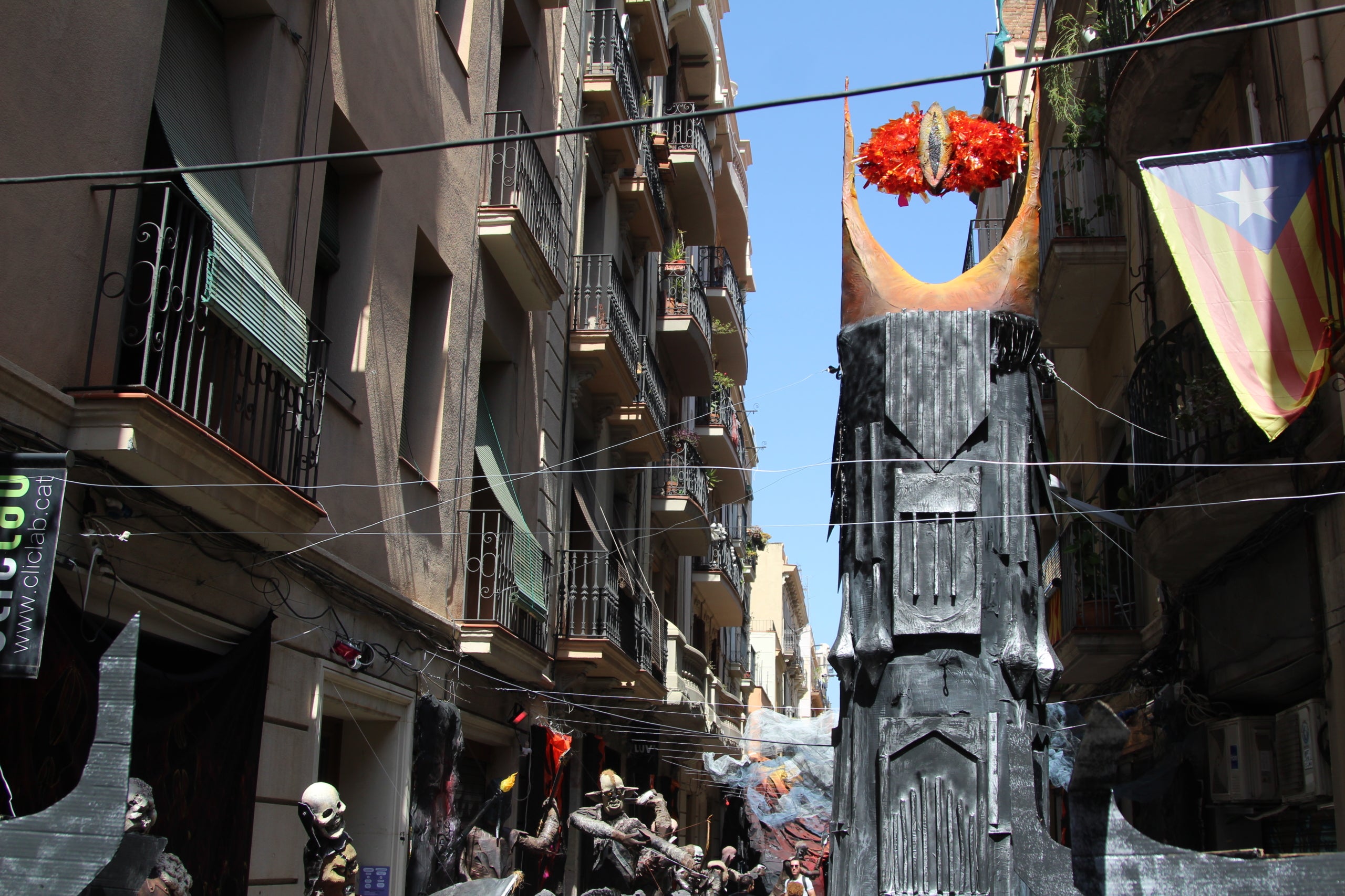 El decorado de este 2026 de la calle de la Llibertat de Gràcia / A.R.