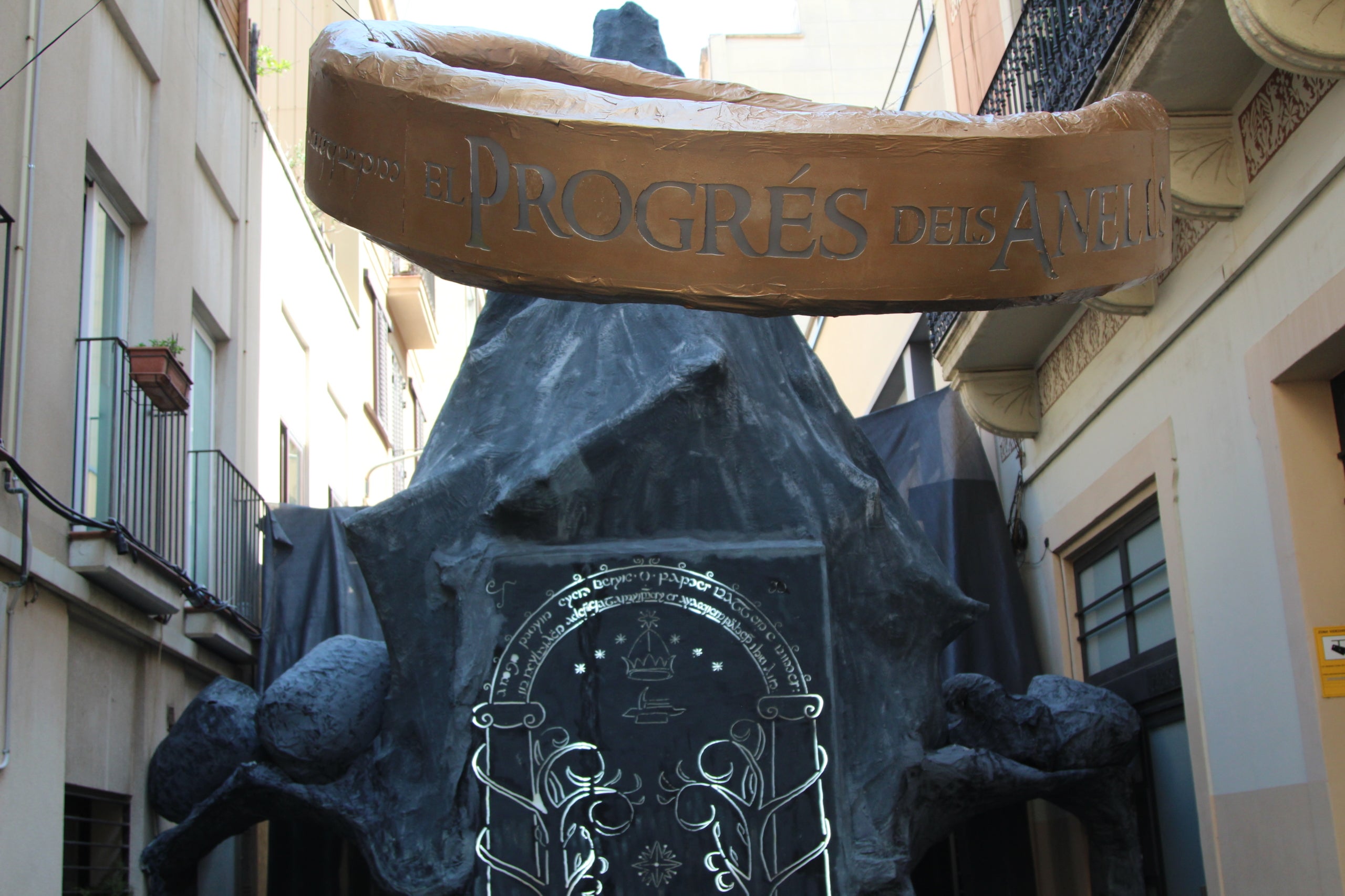 El decorado de este 2026 de la calle del Progrés de Gràcia / A.R.