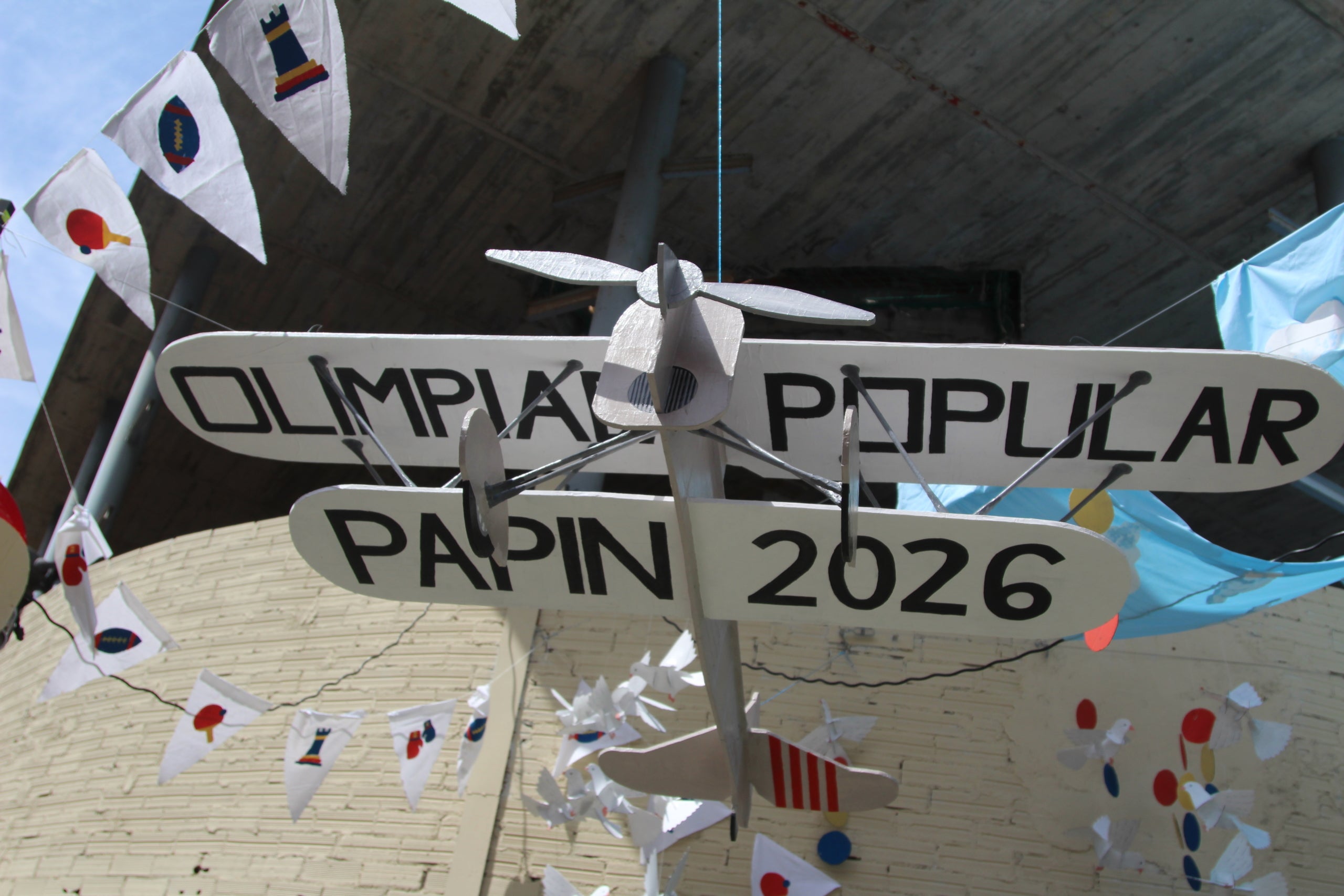 Guarnit del carrer de Papin per a les festes de Sants d'aquest 2026 / A.R.