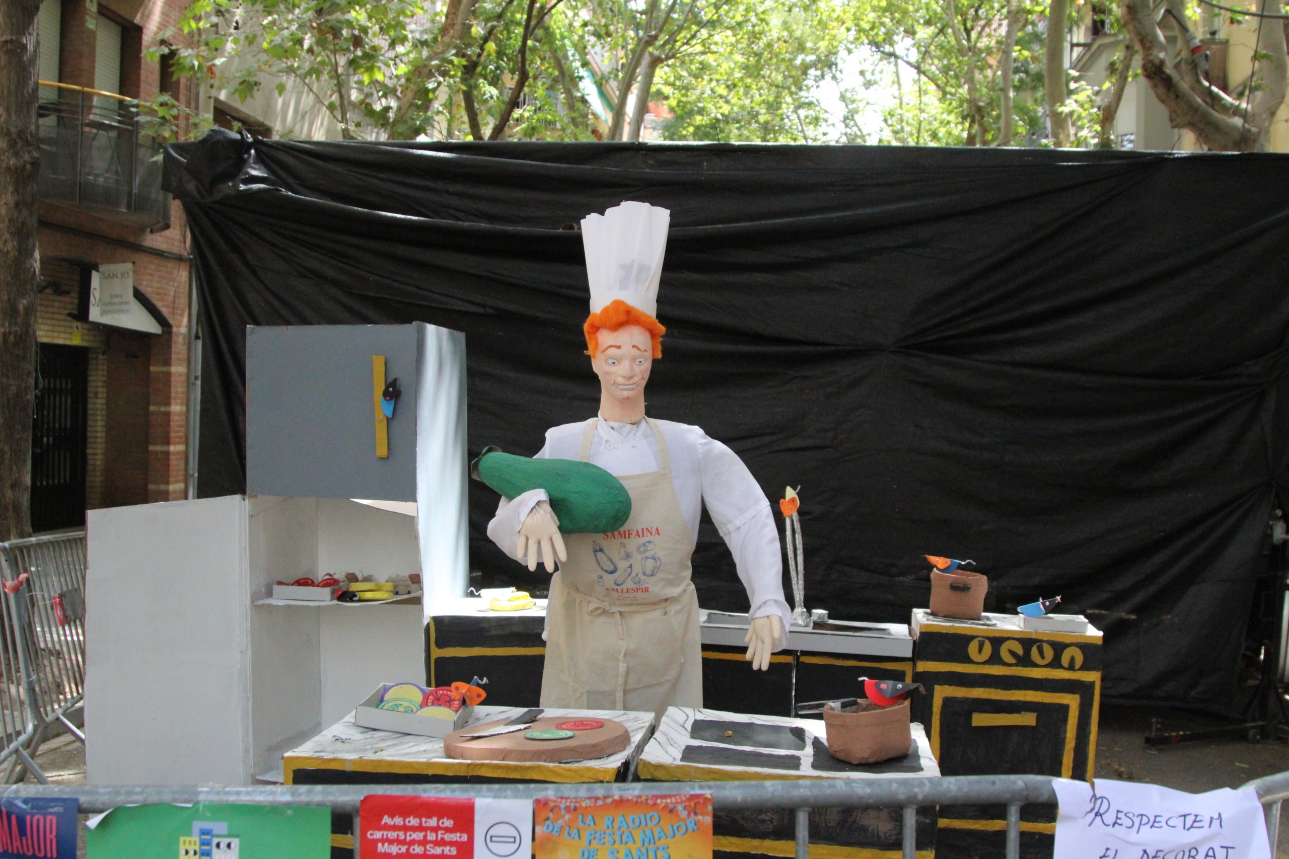 Guarnit del carrer de Vallespir de Dalt per a les festes de Sants d'aquest 2026 / A.R.