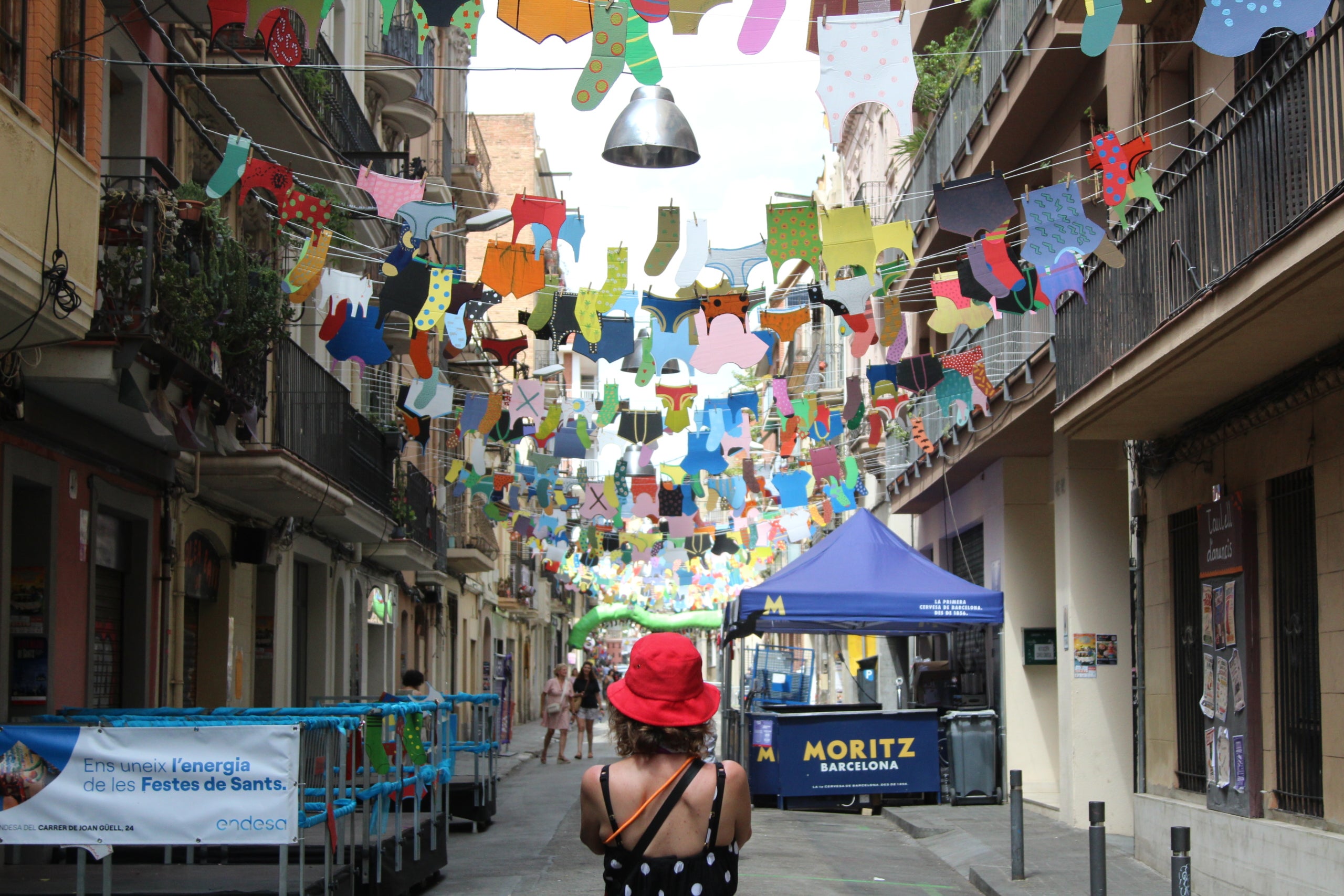 Guarnit del carrer d'Alcolea de Baix per a les festes de Sants d'aquest 2026 / A.R.