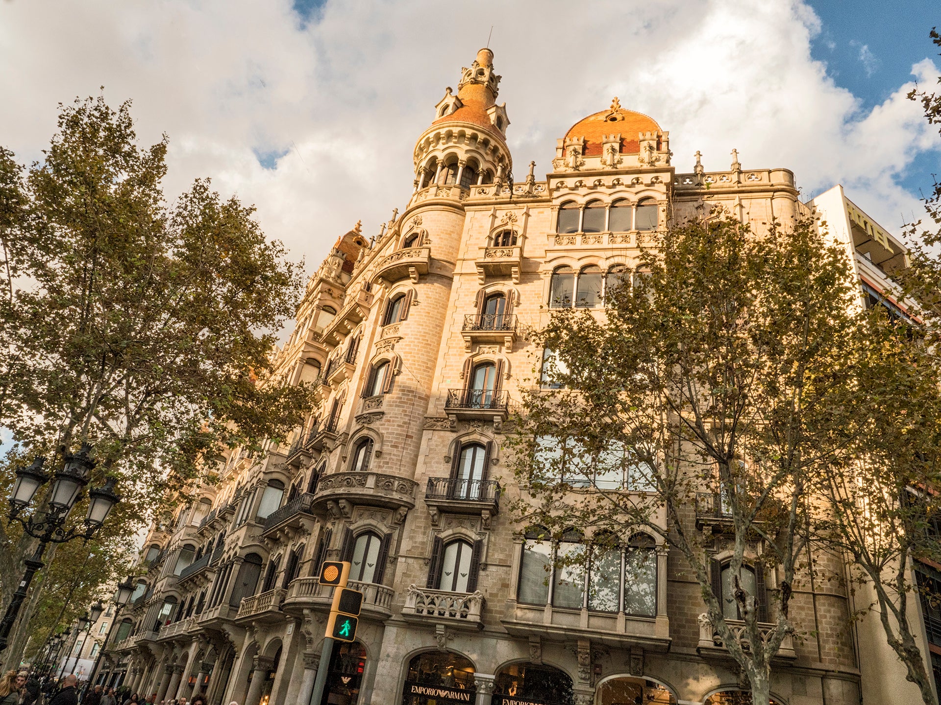 Les Cases Rocamora del passeig de Gràcia de Barcelona en una imatge d'arxiu / Ajuntament de Barcelona