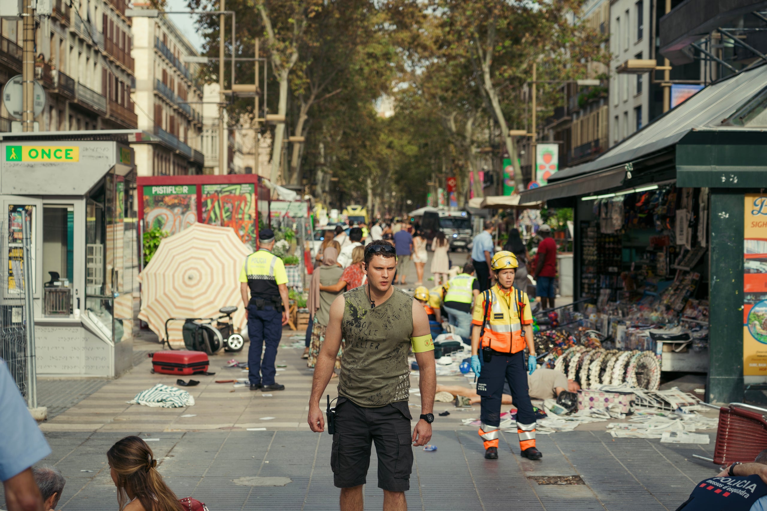 Una imatge de la pel·lícula 'Cronos', la història del dispositiu policial dels atemptats de la Rambla i Cambrils del 17-A / Beta Fiction Spain