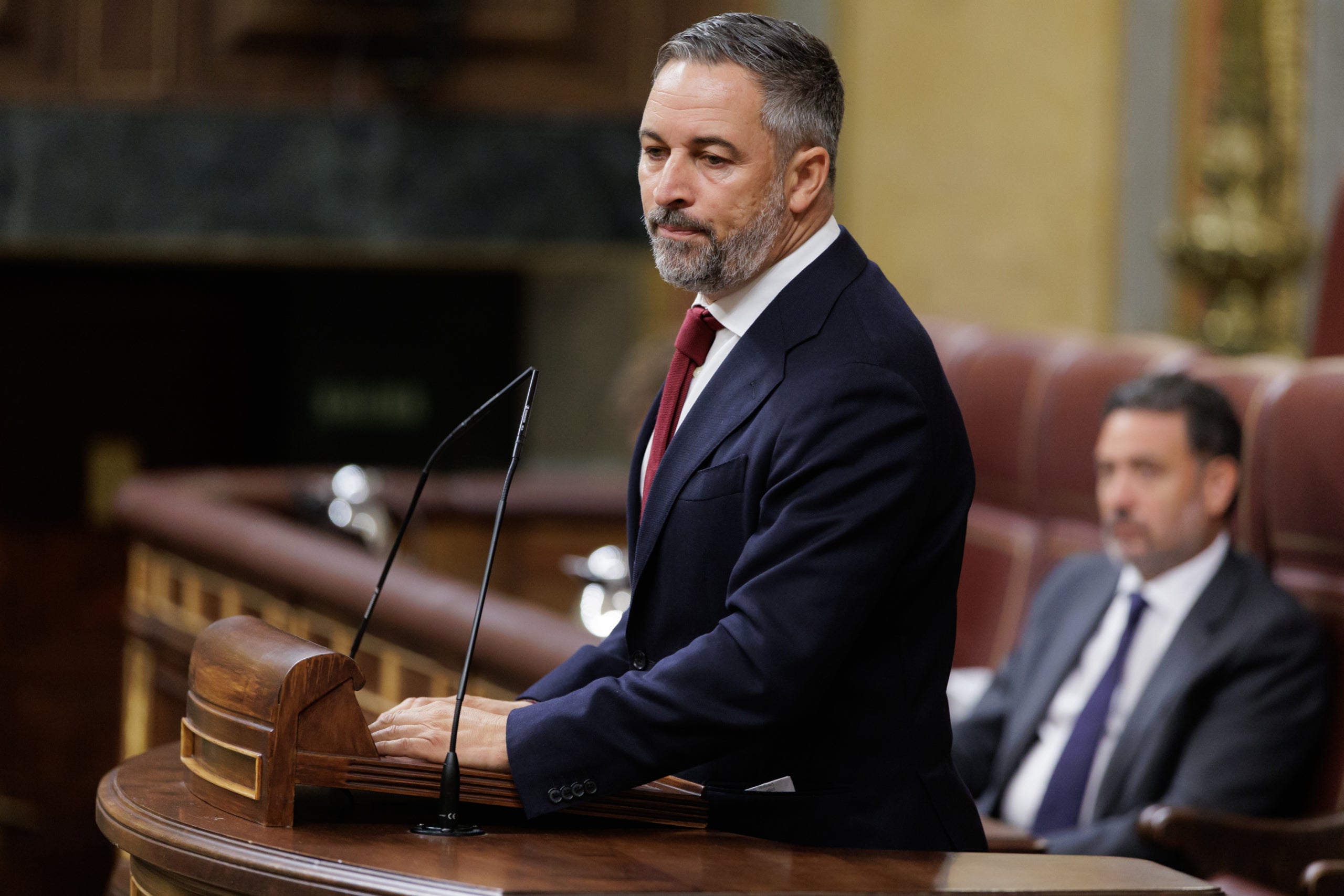 Santiago Abascal, al Congrés dels Diputats, aquest setembre / Congrés