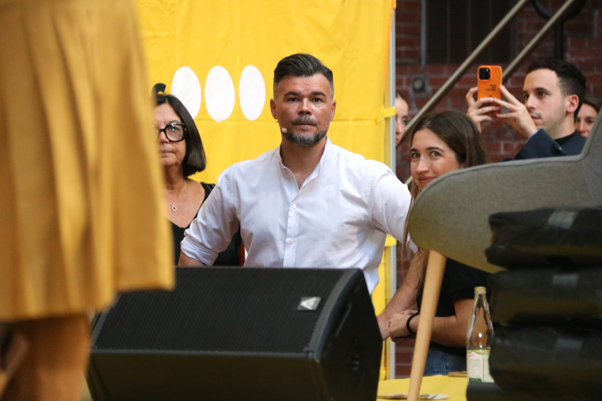 Gabriel Rufián, aquest diumenge a la UPF, on ha presentat el seu llibre / ACN-Iñaki Martinez Azpiroz