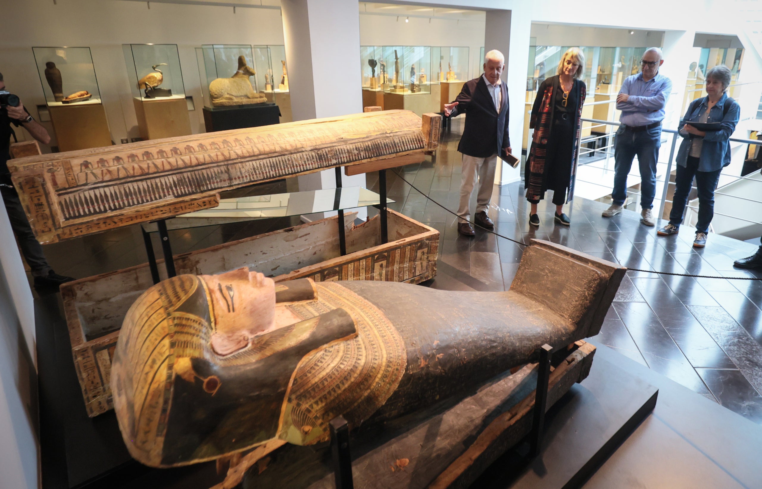 Presentació de les noves peces del Museu Egipci de Barcelona, úniques a l'Estat / Museu Egipci de Barcelona