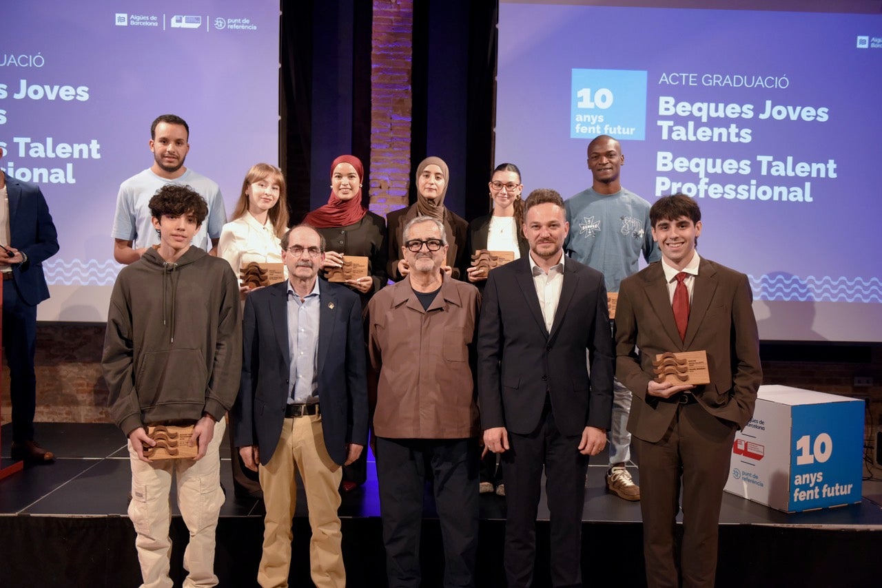 Acte dels 10 anys de Beques Joves Talents d’Aigües de Barcelona