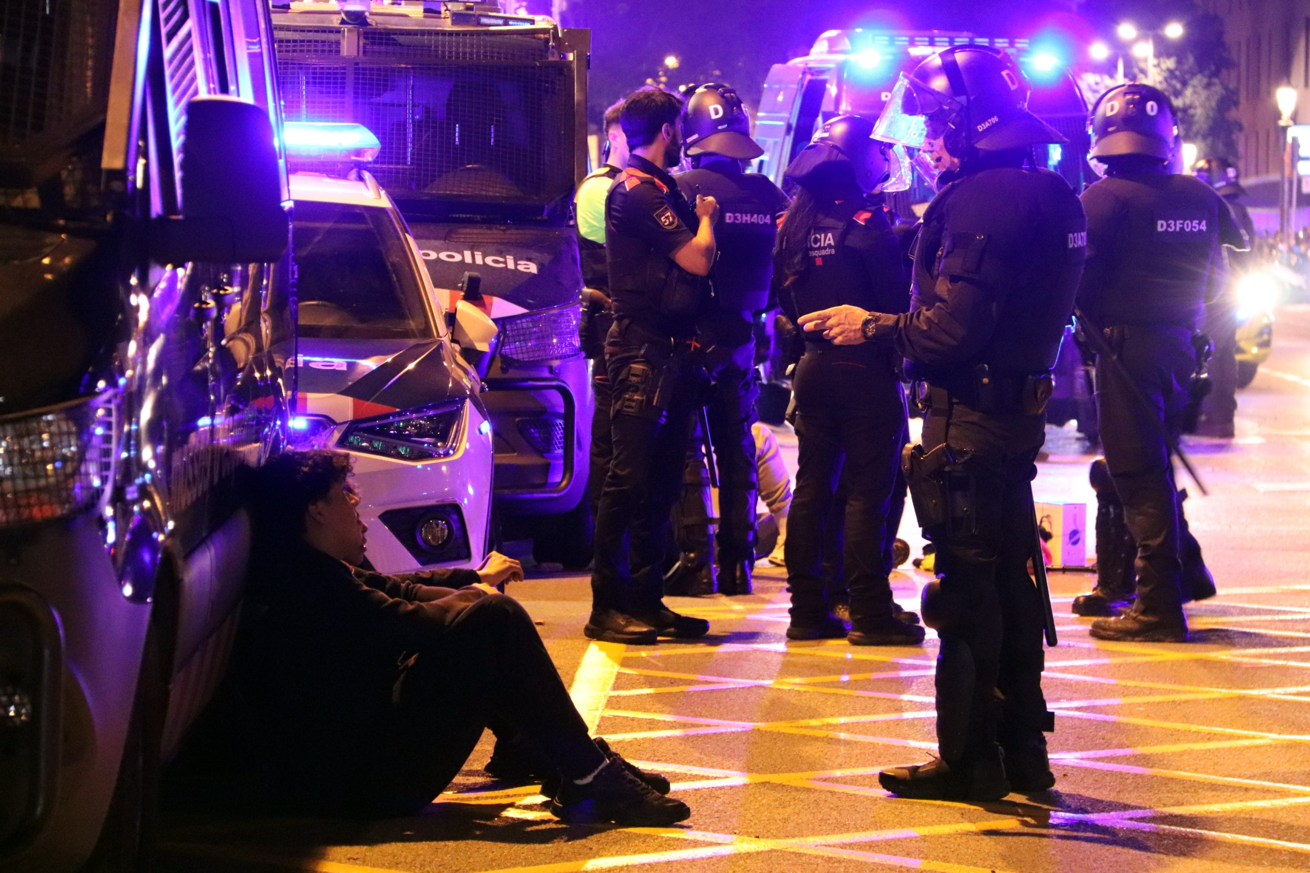 Un detingut pels Mossos, dissabte a Barcelona / ACN-Oriol Escudé