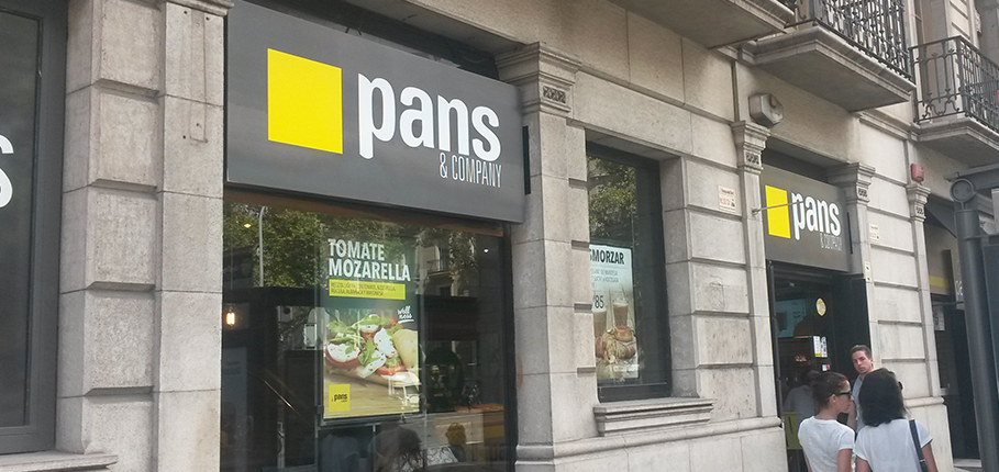 Un dels establiments de Pans & Company a Barcelona