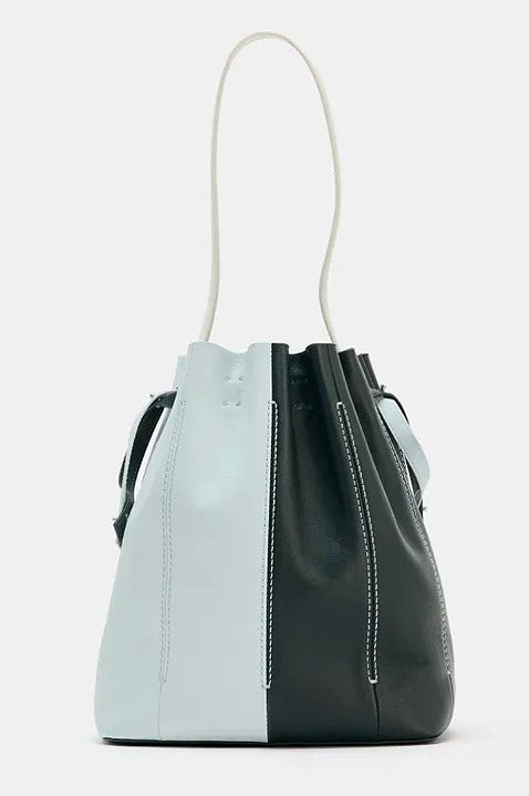 bolso bicolor zara