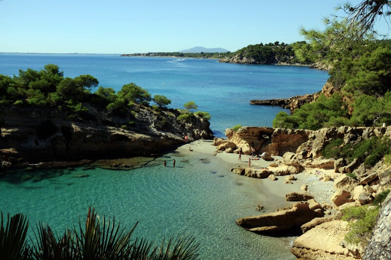 ametlla de mar platjes